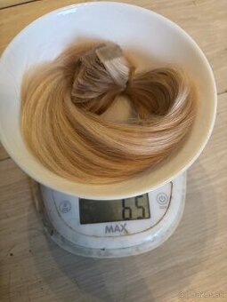 Ruské vlasy tape in blond