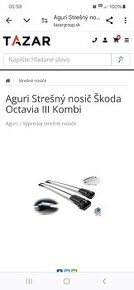 Predam stresne priecniky Aguri na Skodu Octavia III Combi