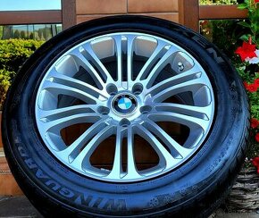 alu R17 5x120, senzory, zimné pneu 225/55, BMW F10 / F11 - 1