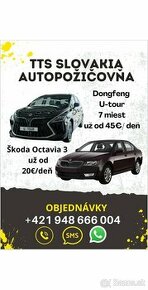 PRENÁJOM AUTA /CAR RENTAL/AUTOPOŽIČOVŇA