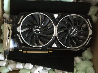 MSI ARMOR GTX 1060 GTX1060 6 GB nefunguje, nové vrtuľky