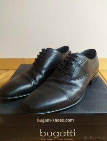 Bugatti kožené pánske spoločenské topánky