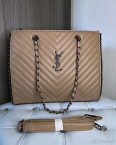 yves saint laurent kabelka hnedá - 1