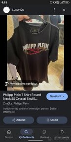 Philipp Plein T Shirt Round Neck SS Crystal Skull