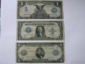 VZÁCNE USA DOLÁRE-SILVER CERTIFICATE_VELKÉ BANKOVKY - 1