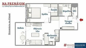 1,5-izb. (2+KK) byt, Bukovecká ul, 46 m2, Balkón, Novostavba - 1
