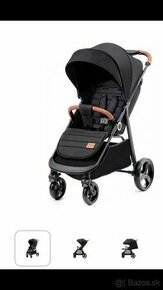 Detský športový kočík - Kinderkraft Grande Plus Black