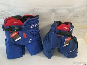 profi nohavice CCM FT4pro Velcro - L, XL modré, AKCIA - 1