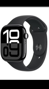 Apple Watch 10 GPS 46mm Jet Black Aluminium Sport Band M/L