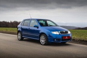 Škoda Fabia RS Swiss Blue Edition DPH | SERVISNÍ KNÍŽKA