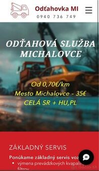 Odťahová služba, preprava, servis NONSTOP