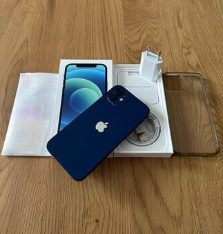 iPhone 12 128 gb Blue - komplet príslušenstvo, záruka