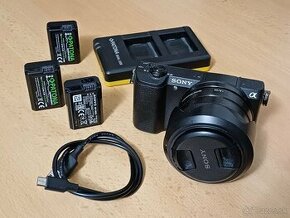 Fotoaparát Sony Alpha A5100 s obj. Sony E 35mm f/1.8 OSS