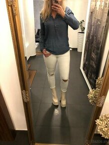 Jeansová košeľa Calvin Klein v. M - 1