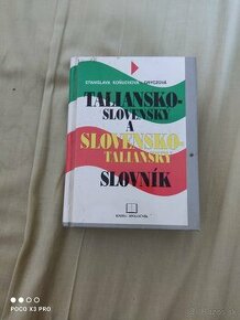 Taliansko slovensky a slovensko talianky slovnik