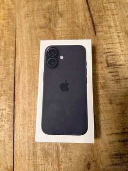 Apple iPhone 16 256GB, Black, Nový, záruka 2roky