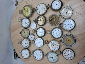 Predám starožitné vreckové hodinky na opravu spolu 150€