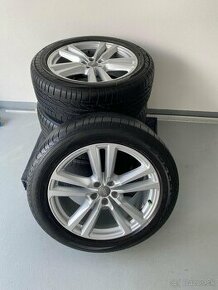 Original Audi Q7 disky+ letne pneu R20/5x112