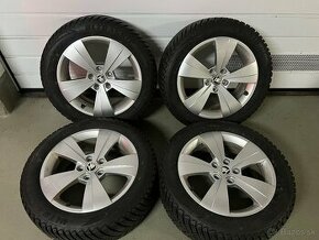 5x112 org. Skoda SuperB 215/55 r17 GoodYear UltraGrip 8mm - 1