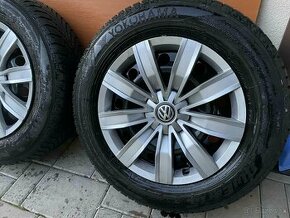 VW orig plech.disky 215 65 R17 Zimné 5x112 Skoda Superb octa