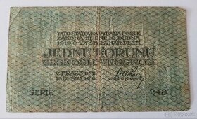 1 koruna 1919 seria 248