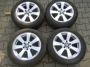 Elektrony VW Touran 5x112 r16, letné pneu. 205/55 r16