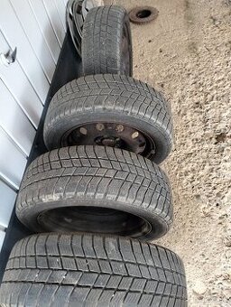 195/50 R15 zimné na diskoch - 1