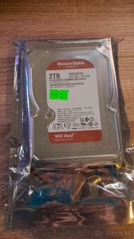 Predám 2TB WD Red HDD 256MB cache - nepouzite a neotvorene