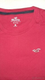 Hollister tričko bordové  - XS - 1