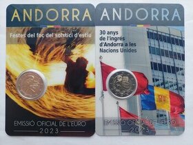 Andorra 2 euro 2023 pamatne mince