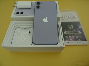 iPhone 11 128GB PURPLE - ZÁRUKA 1 ROK - VELMI DOBRY STAV