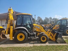 JCB 3CX 1400mth joystick, přední rychloupínák, kladivo/svah.