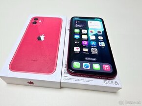 APPLE IPHONE 11 64GB RED ,Baterka 100%