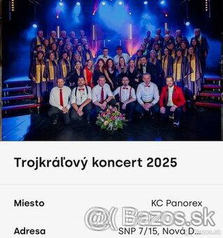 Trojkráľový koncert  19.1.25 Nová Dubnica