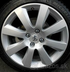 Alu disky 215/45 R18 originál peugeot.