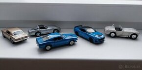 Komplet zbierka modelov Porsche, Mercedes, JDM, US, Ferrari