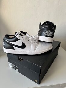 Tenisky Nike Jordan 1 Low Black/White - 1