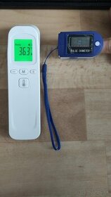 Predám nový bezdotykový teplomer + oximeter