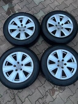 Elektróny 5x112 r16 + pneu celoročné Michelin 205/55 r16 - 1