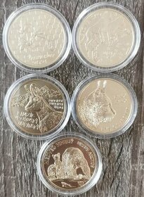 5 euro mince Fauna a Flóra