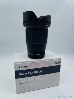 Sigma 16mm 1.4 DC DN Sony E