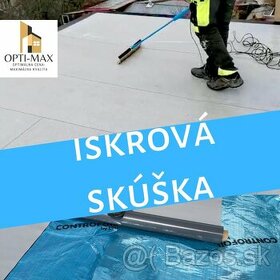 Iskrova skúška celistvosti povrchov PVC izolácií a oprava