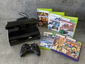 Xbox 360 Slim 250GB, Kinect, ovládač + 6 hier - 1