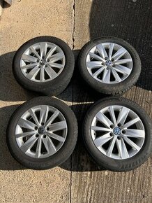 Zimné pneu 205/55 R16 91H + originál VW disky