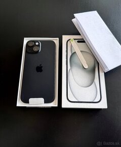 Apple iPhone 15 128GB Black - nový, neaktivovaný