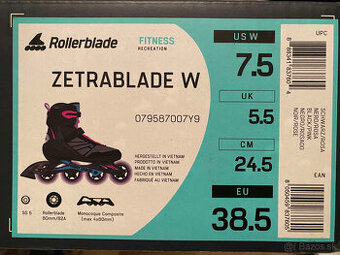 Dámske kolieskové korčule Rollerblade, veľ. 38,5