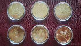 Fauna a flóra - 5 € komplet emitovaných mincí - 1
