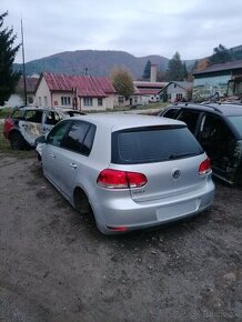 Golf 6 strieborná metalíza - dvere 50 eur