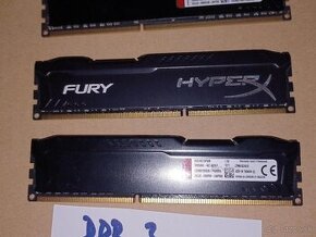 FURY HyperX BLACK SERIER 16GB KIT DDR3 1600MHz CL10