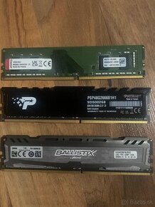 Predám ramky 3x DDR4 8GB 2666MHZ